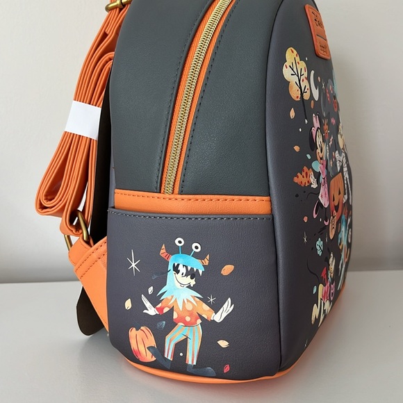 NWT Loungefly Disney Halloween Costumes Mini Backpack and wallet set - Picture 11 of 14